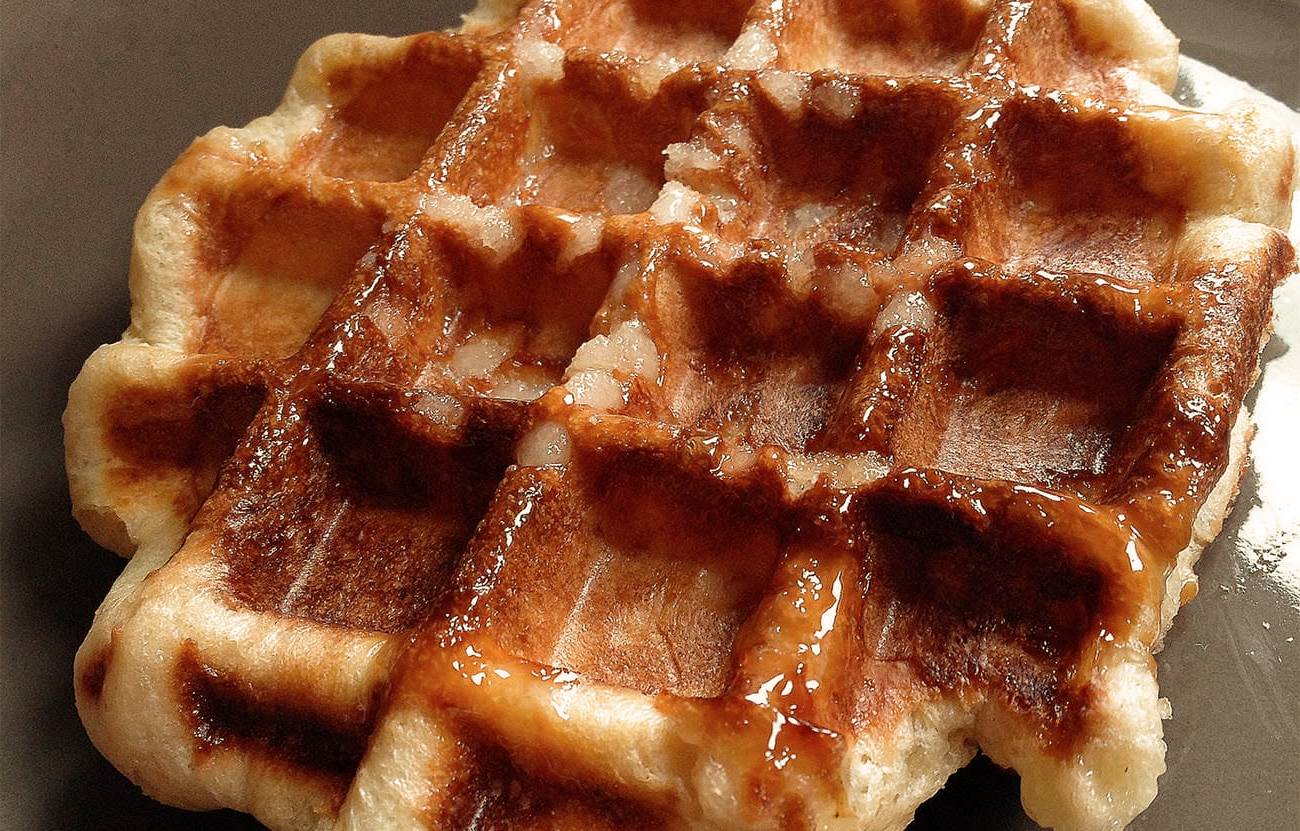 Photo of a Liège Waffle